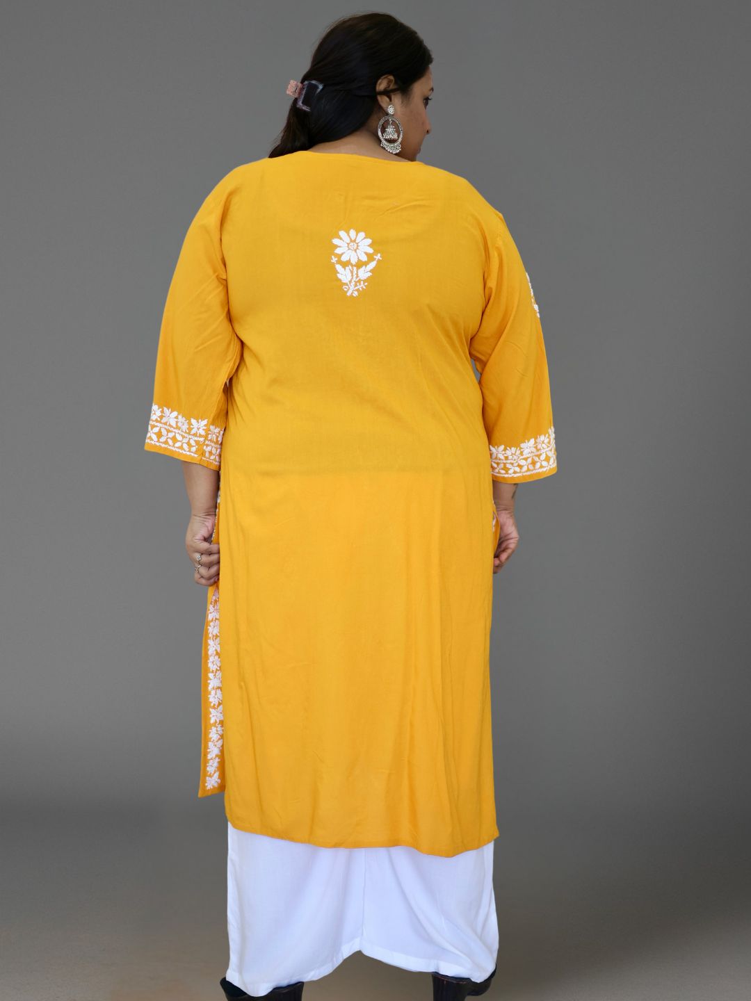 plus size chikankari kurta women ethnic embroidered lucknowi chikan kurti festival daily wear handcrafted casual summer comfortable straight fit lakhnavi chicken ladies 3XL 4XL 5XL 6XL 7XL 8XL 9XL 10XL 11XL, 12XL, 13XL, 14XL, 15XL.