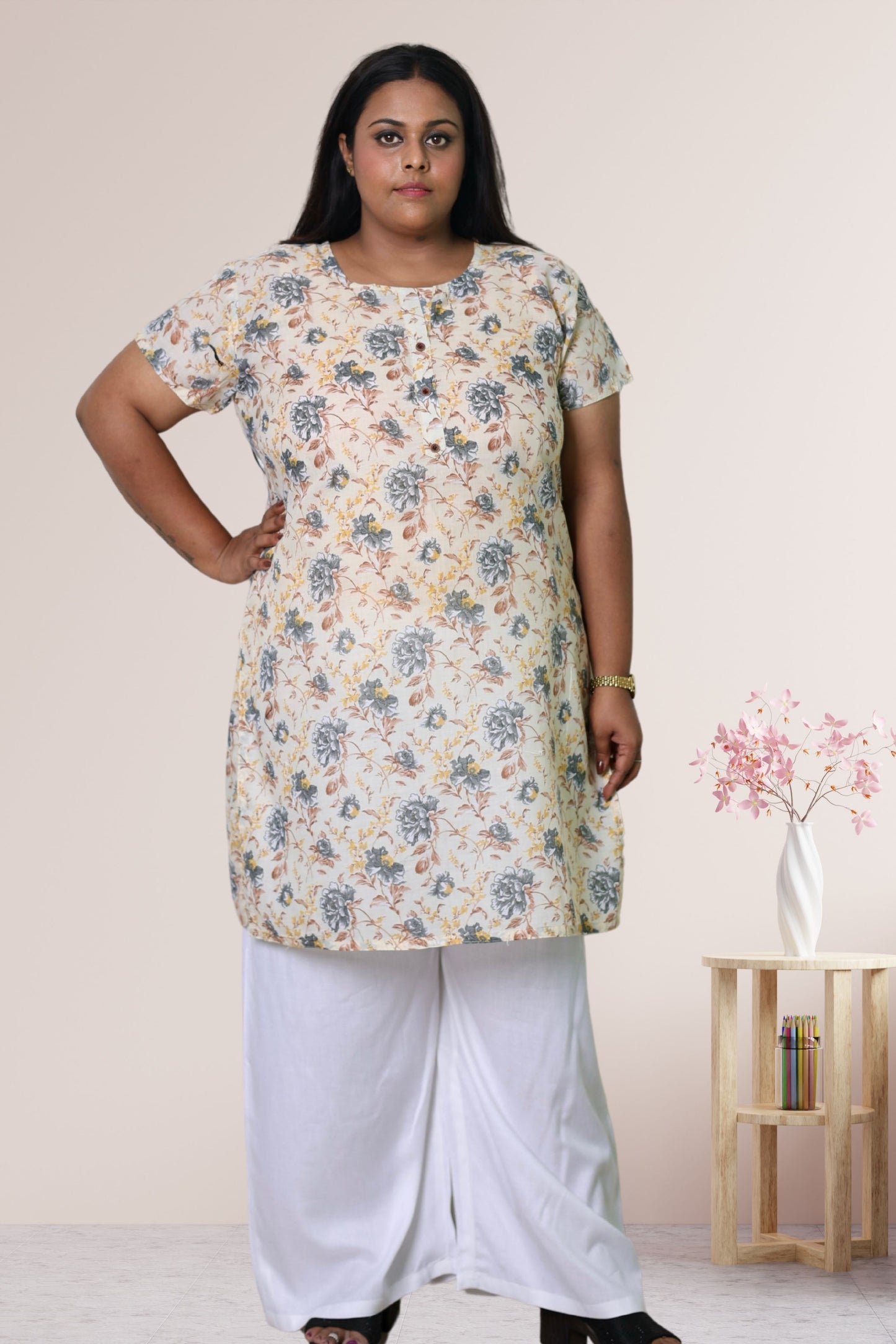 Plus Size Printed Kurti For Women 3xl to 15xl