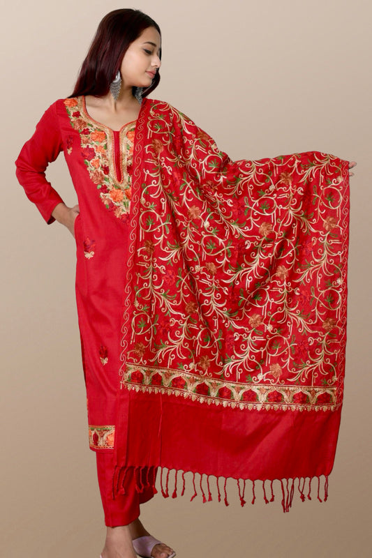 plus size winter wear suit set women woolen Kurta kurti pant dupatta 36 38 40 42 44 46 48 S M L XL XXL 3XL warm woollen ethnic indian festival daily wear stylish ladies straight long comfortable curvy
