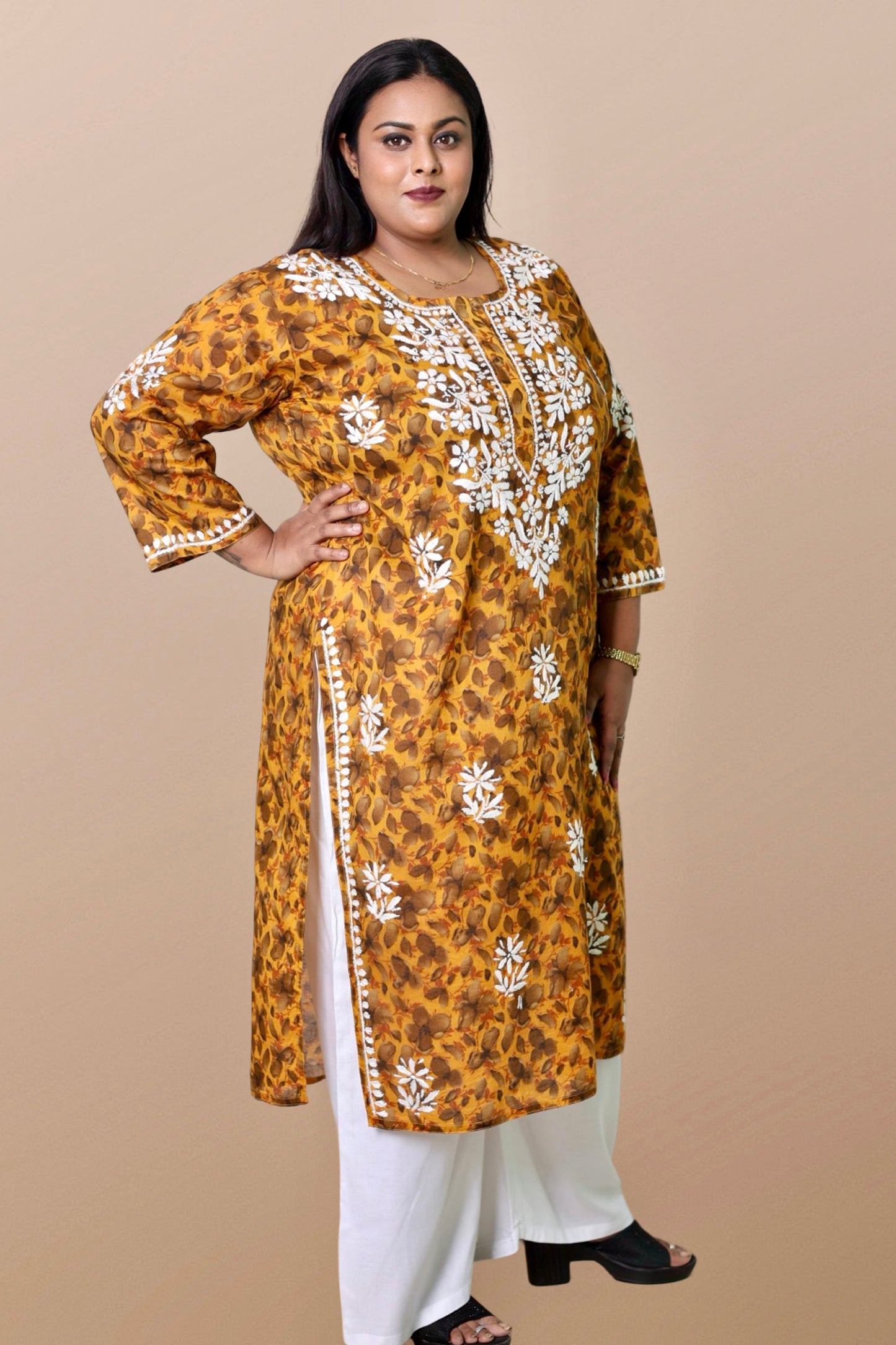 chikankari kurta women embroidered chikan kurti plus size rayon ethnic summer lightweight festival daily wear casual comfortable regular formal straight fit XS, S, M, L, XXL,3XL, 4XL, 5XL,6XL,7XL,8XL,9XL,10XL,11XL,12XL
curvy
