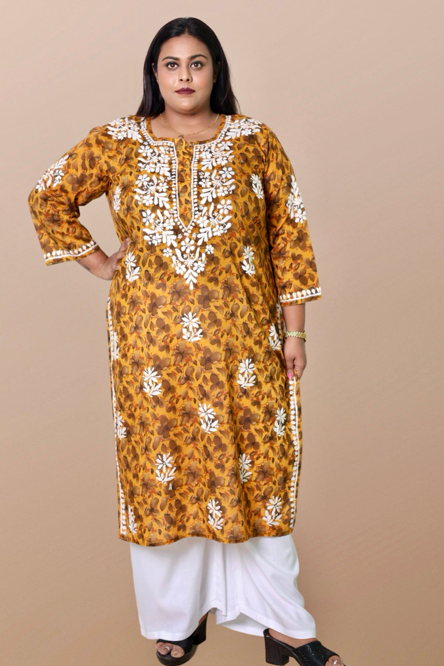 chikankari kurta women embroidered chikan kurti plus size rayon ethnic summer lightweight festival daily wear casual comfortable regular formal straight fit XS, S, M, L, XXL,3XL, 4XL, 5XL,6XL,7XL,8XL,9XL,10XL,11XL,12XL
curvy
