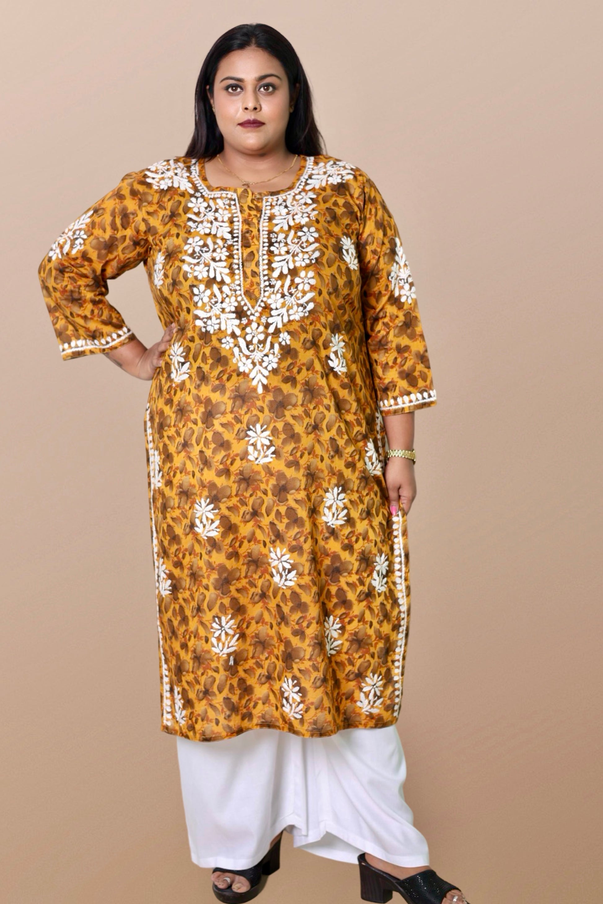 chikankari kurta women embroidered chikan kurti plus size rayon ethnic summer lightweight festival daily wear casual comfortable regular formal straight fit XS, S, M, L, XXL,3XL, 4XL, 5XL,6XL,7XL,8XL,9XL,10XL,11XL,12XL
curvy
