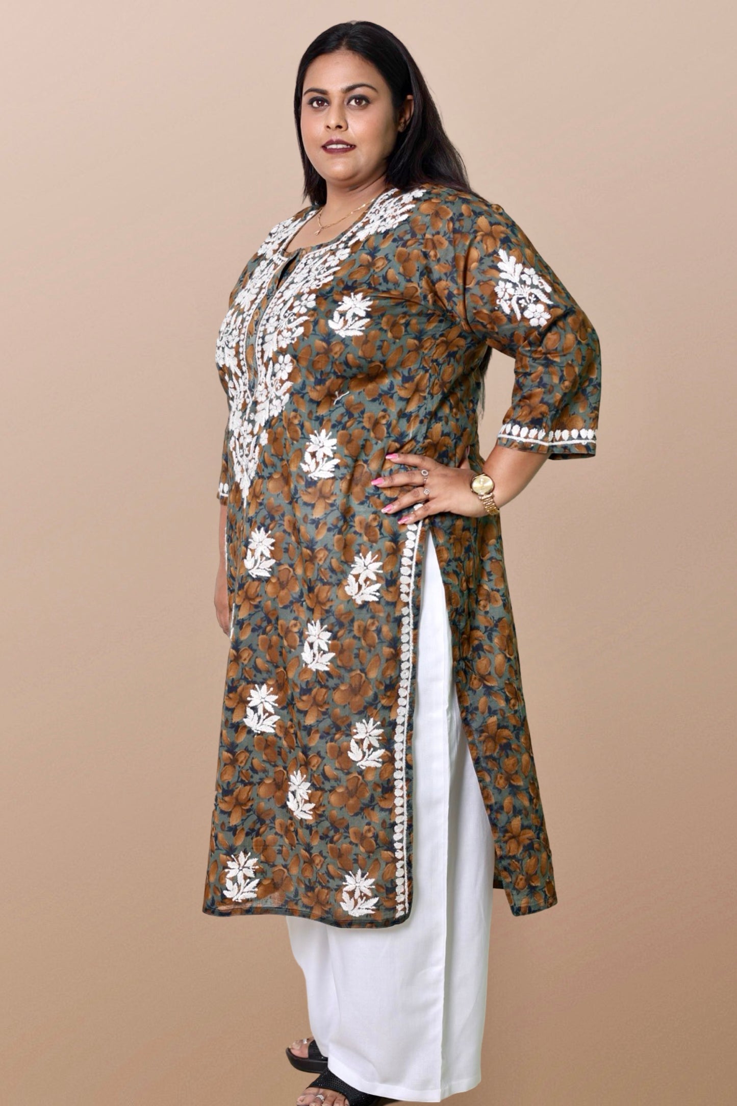 chikankari kurta women embroidered chikan kurti plus size rayon ethnic summer lightweight festival daily wear casual comfortable regular formal straight fit XS, S, M, L, XXL,3XL, 4XL, 5XL,6XL,7XL,8XL,9XL,10XL,11XL,12XL
curvy