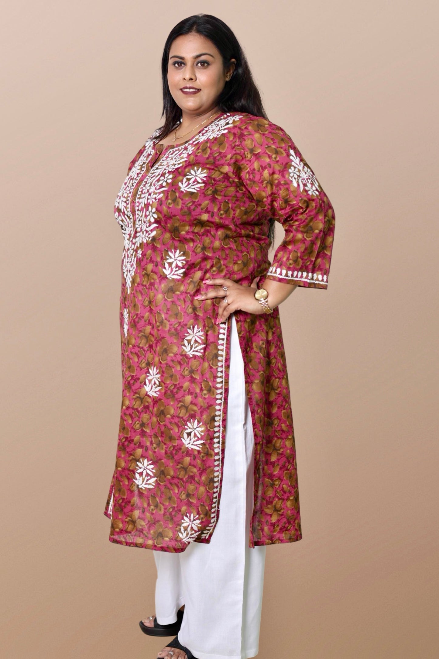 chikankari kurta women embroidered chikan kurti plus size rayon ethnic summer lightweight festival daily wear casual comfortable regular formal straight fit XS, S, M, L, XXL,3XL, 4XL, 5XL,6XL,7XL,8XL,9XL,10XL,11XL,12XL
curvy
