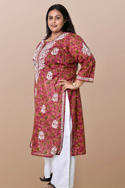 chikankari kurta women embroidered chikan kurti plus size rayon ethnic summer lightweight festival daily wear casual comfortable regular formal straight fit XS, S, M, L, XXL,3XL, 4XL, 5XL,6XL,7XL,8XL,9XL,10XL,11XL,12XL
curvy
