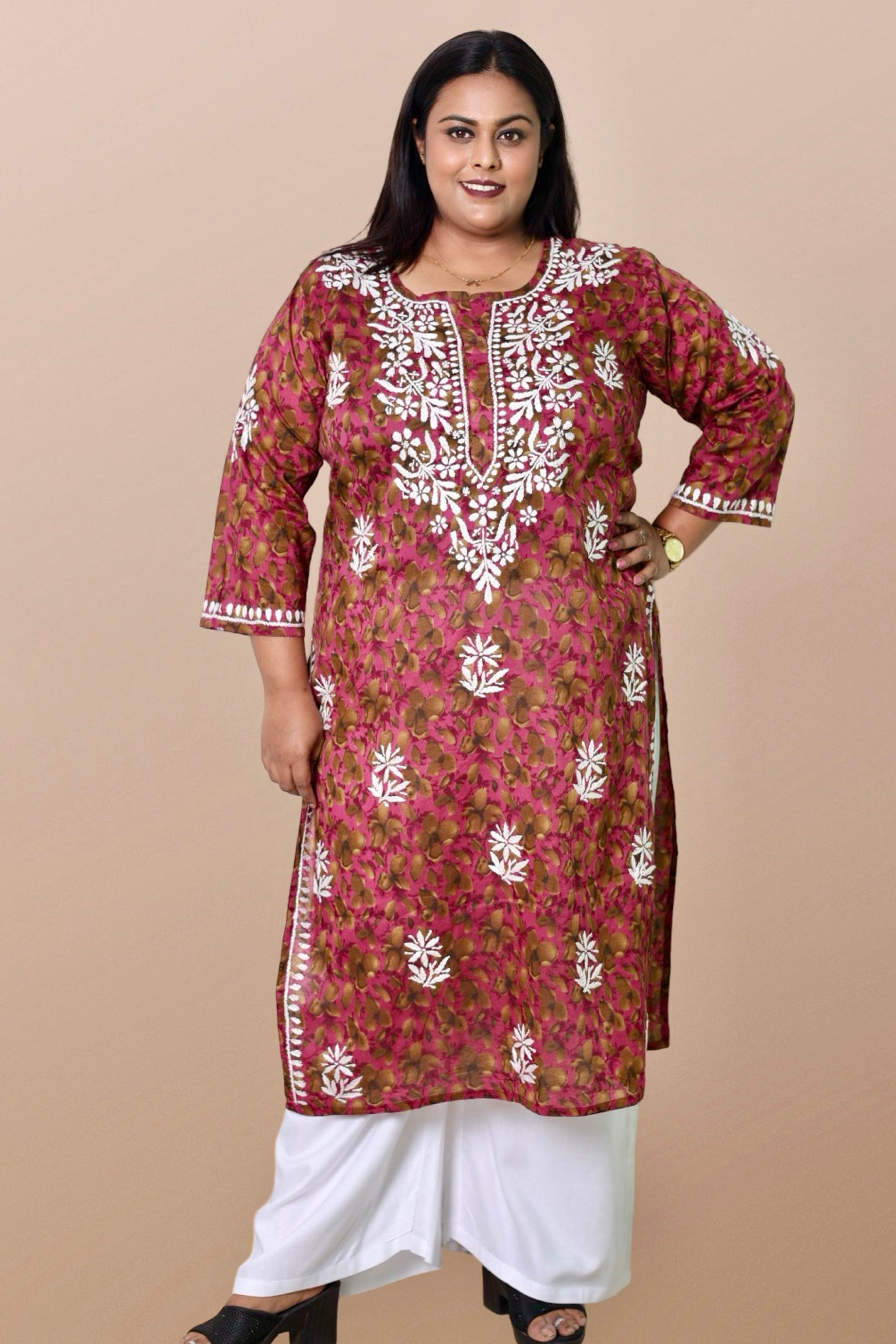 chikankari kurta women embroidered chikan kurti plus size rayon ethnic summer lightweight festival daily wear casual comfortable regular formal straight fit XS, S, M, L, XXL,3XL, 4XL, 5XL,6XL,7XL,8XL,9XL,10XL,11XL,12XL
curvy
