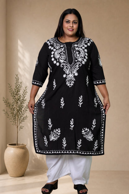 Plus Size Chikan Kurti, Lucknowi Chikan Kurti for Women, 11XL to 15XL Kurti, Women's Plus Size Kurta, Aari Work Kurti, Rayon Chikan Kurti, Plus Size Ethnic Wear, Lucknowi Embroidery Kurta, Big Size Kurti for Women, Plus Size Indian Wear, Comfortable Rayon Kurti, Traditional Chikan Kurta, Plus Size Daily Wear Kurti, Women's Ethnic Fashion, Oversized Kurti for Women, Plus Size Cotton Style Kurti, Chikankari Kurti, Ladies Long Kurti, Plus Size Fashion, Festive Wear Kurti