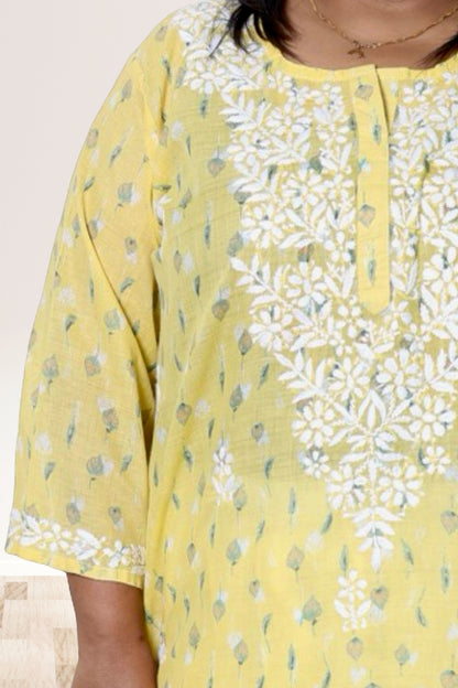 Lucknowi Chikankari Kurta, Chikan Kurti for Women, Hand Embroidered Kurta, Plus Size Kurti, Women Ethnic Wear, Lucknowi Chikan Kurta, Chikankari Kurti 3XL, Plus Size Kurta 4XL, 5XL Kurti, 6XL Kurta, 7XL to 12XL Kurti, Traditional Indian Wear, Cotton Chikankari Kurta, Ladies Chikan Kurti, Ethnic Wear for Women