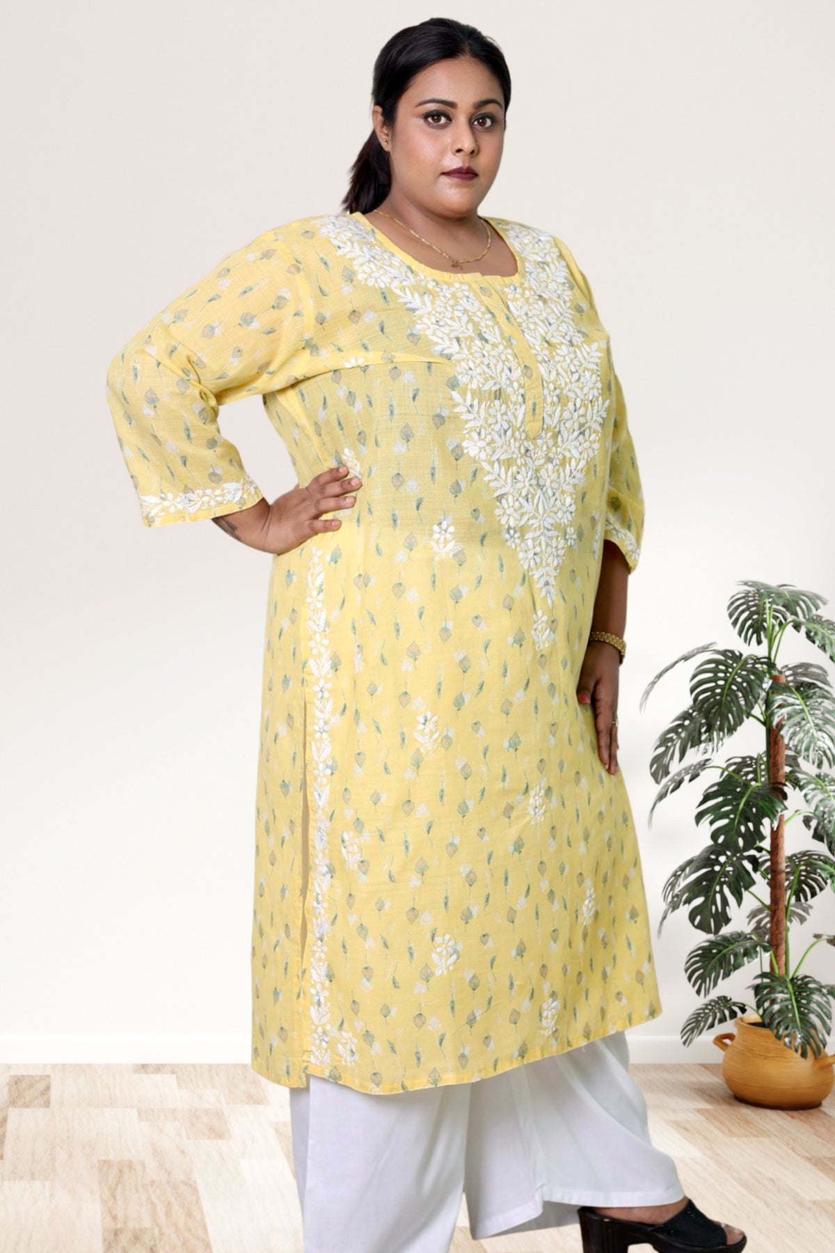Lucknowi Chikankari Kurta, Chikan Kurti for Women, Hand Embroidered Kurta, Plus Size Kurti, Women Ethnic Wear, Lucknowi Chikan Kurta, Chikankari Kurti 3XL, Plus Size Kurta 4XL, 5XL Kurti, 6XL Kurta, 7XL to 12XL Kurti, Traditional Indian Wear, Cotton Chikankari Kurta, Ladies Chikan Kurti, Ethnic Wear for Women