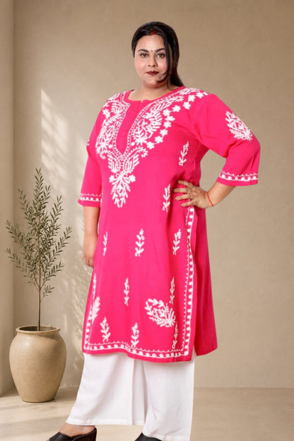 Plus Size Chikan Kurti, Lucknowi Chikan Kurti for Women, 11XL to 15XL Kurti, Women's Plus Size Kurta, Aari Work Kurti, Rayon Chikan Kurti, Plus Size Ethnic Wear, Lucknowi Embroidery Kurta, Big Size Kurti for Women, Plus Size Indian Wear, Comfortable Rayon Kurti, Traditional Chikan Kurta, Plus Size Daily Wear Kurti, Women's Ethnic Fashion, Oversized Kurti for Women, Plus Size Cotton Style Kurti, Chikankari Kurti, Ladies Long Kurti, Plus Size Fashion, Festive Wear Kurti