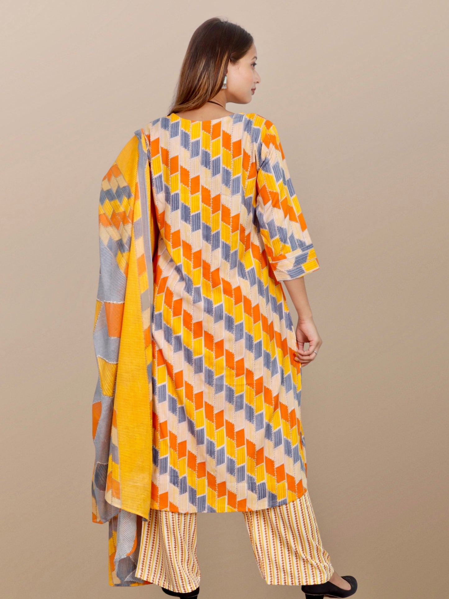 Plus Size Rayon A-Line Suit Sets