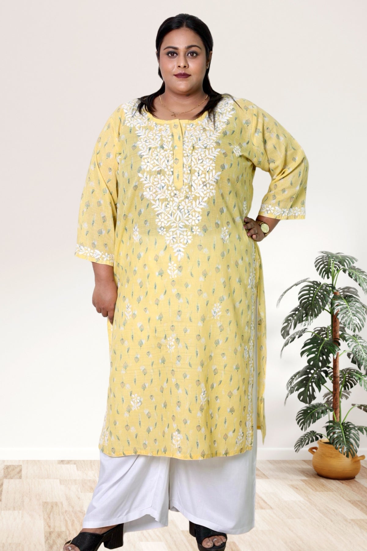Lucknowi Chikankari Kurta, Chikan Kurti for Women, Hand Embroidered Kurta, Plus Size Kurti, Women Ethnic Wear, Lucknowi Chikan Kurta, Chikankari Kurti 3XL, Plus Size Kurta 4XL, 5XL Kurti, 6XL Kurta, 7XL to 12XL Kurti, Traditional Indian Wear, Cotton Chikankari Kurta, Ladies Chikan Kurti, Ethnic Wear for Women