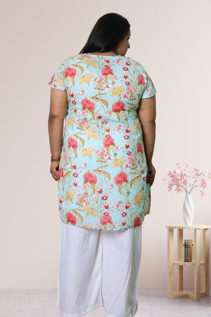 Plus Size Printed Kurti For Women 3xl to 15xl