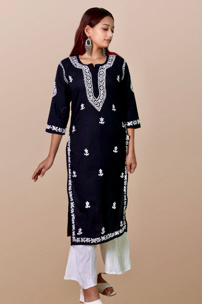 plus size chikankari kurta women embroidered lucknowi chikan kurti kashmiri ethnic summer lightweight festival daily wear casual comfortable straight 3xl 4xl 5xl 6xl 7xl 8xl 9xl 10xl chicken kurty

