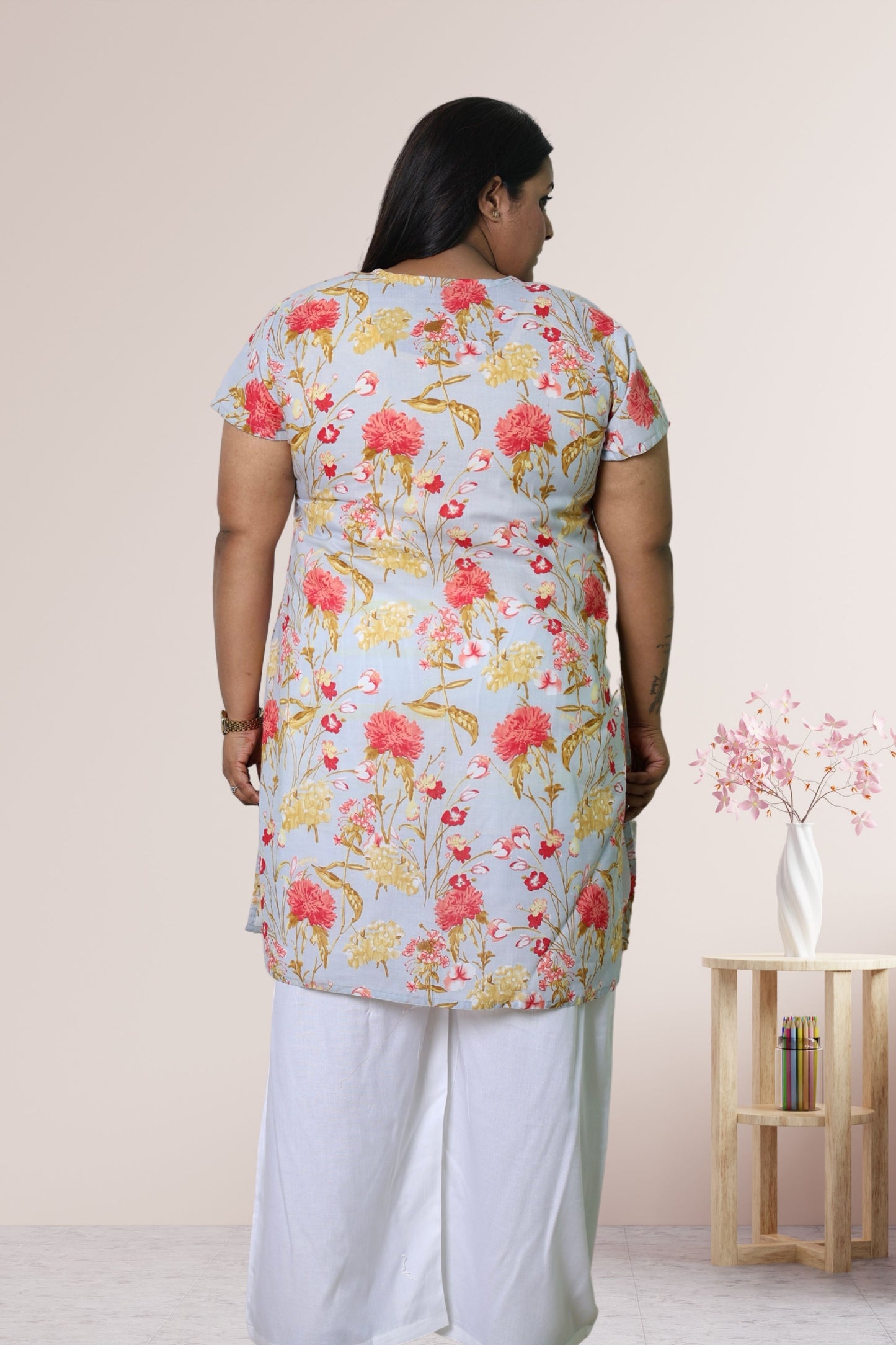 Plus Size Printed Kurti For Women 3xl to 15xl