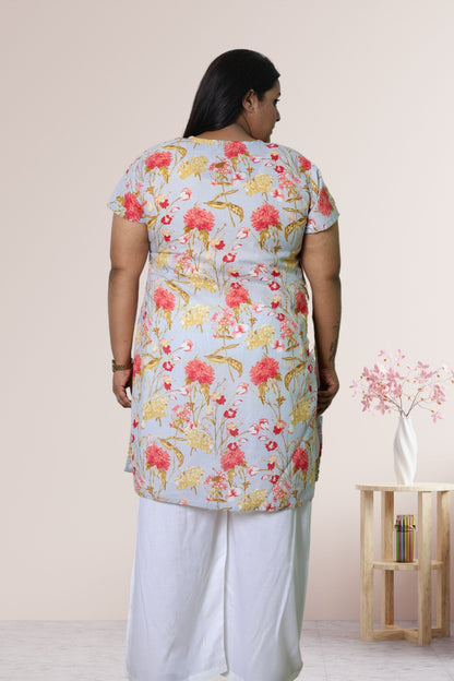 Plus Size Printed Kurti For Women 3xl to 15xl
