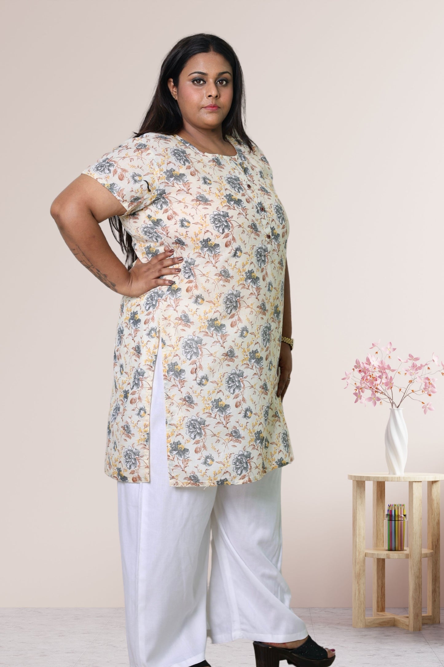 Plus Size Printed Kurti For Women 3xl to 15xl