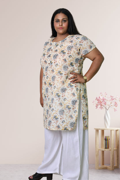 Plus Size Printed Kurti For Women 3xl to 15xl