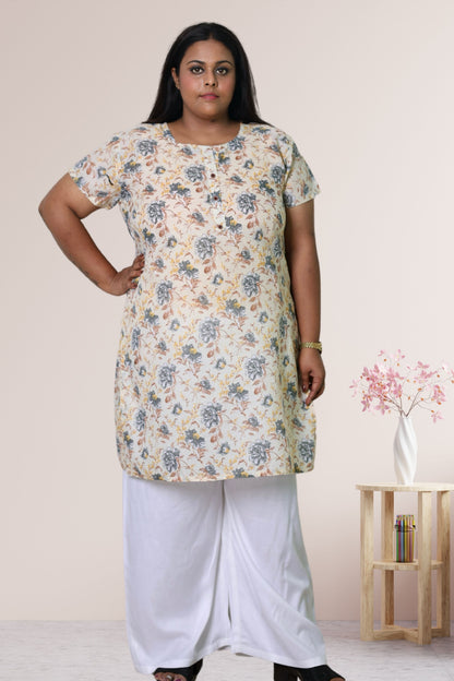 Plus Size Printed Kurti For Women 3xl to 15xl