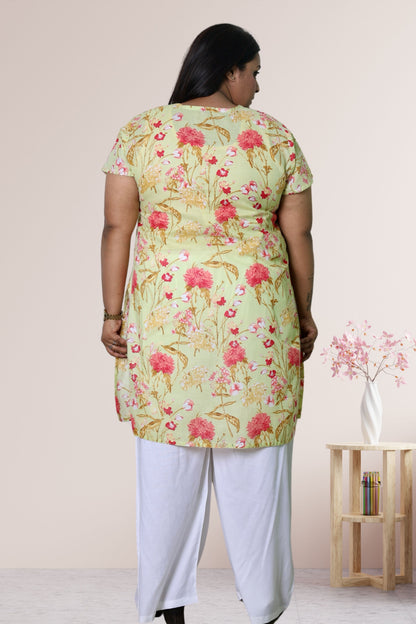 Plus Size Printed Kurti For Women 3xl to 15xl