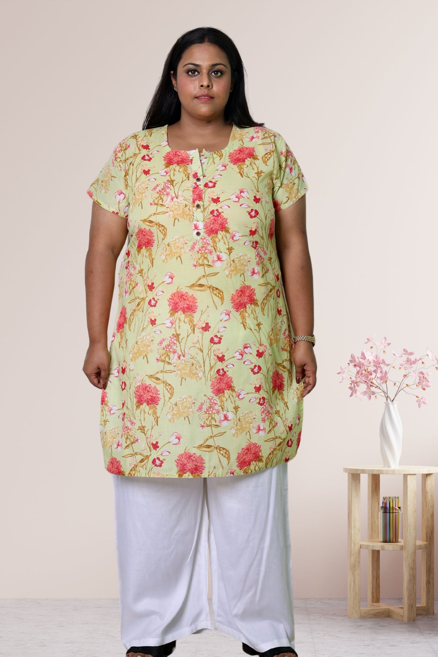 plus Size Kurti for Women3XL- 48, 4XL- 50, 5XL- 52, 6XL- 54, 7XL- 56, 8XL- 58, 9XL- 60, 10XL- 62, 11XL- 64, 12XL- 66, 13XL-68, 14XL-70, 15XL-72.