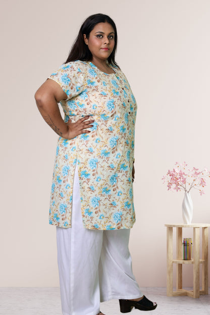 Plus Size Printed Kurti For Women 3xl to 15xl