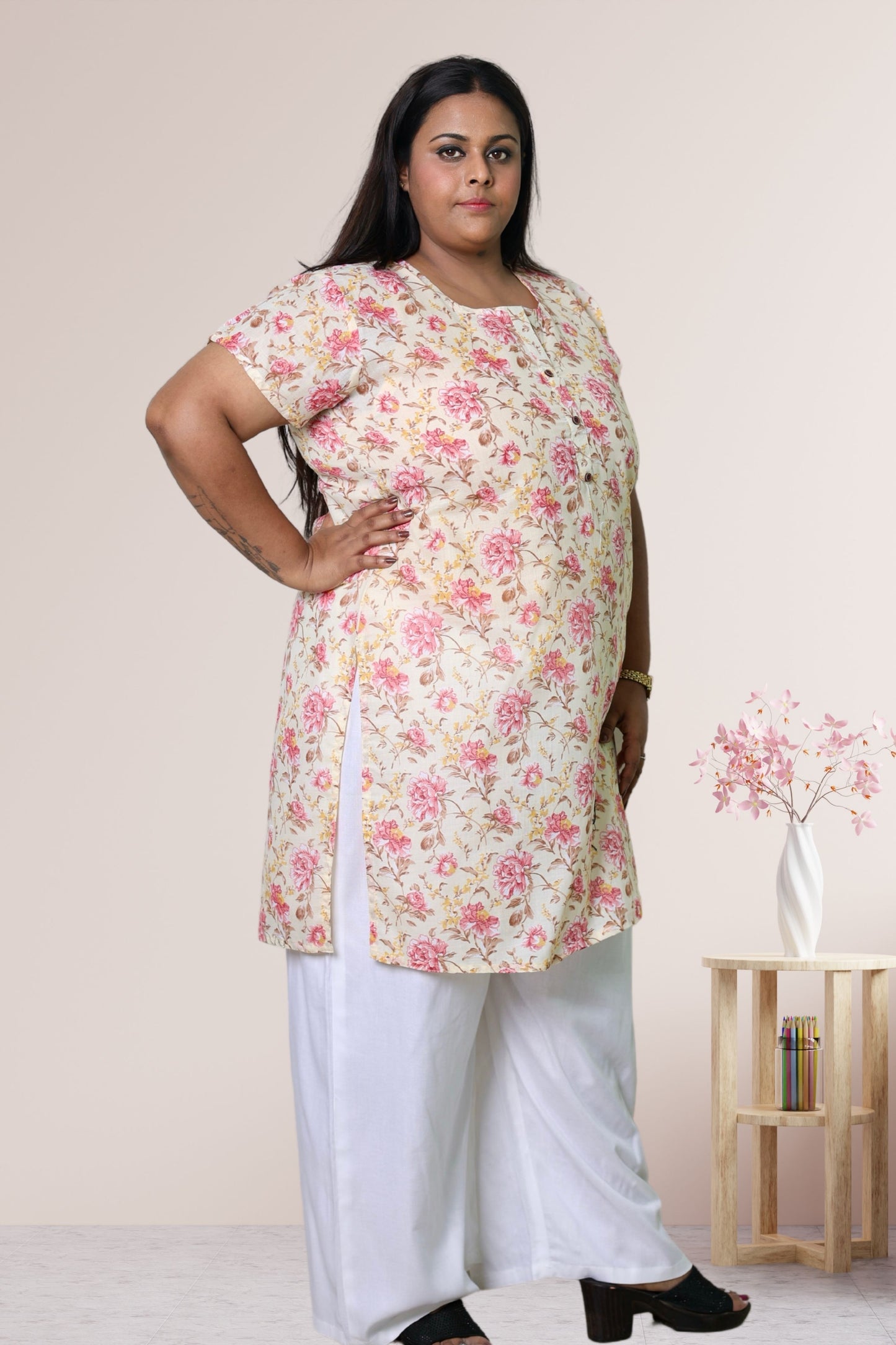 Plus Size Printed Kurti For Women 3xl to 15xl