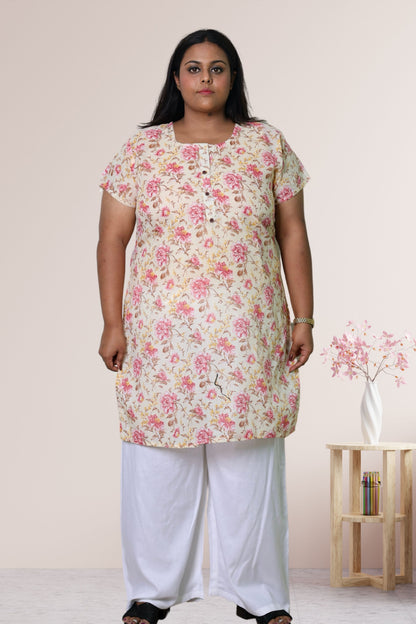 Plus Size Printed Kurti For Women 3xl to 15xl