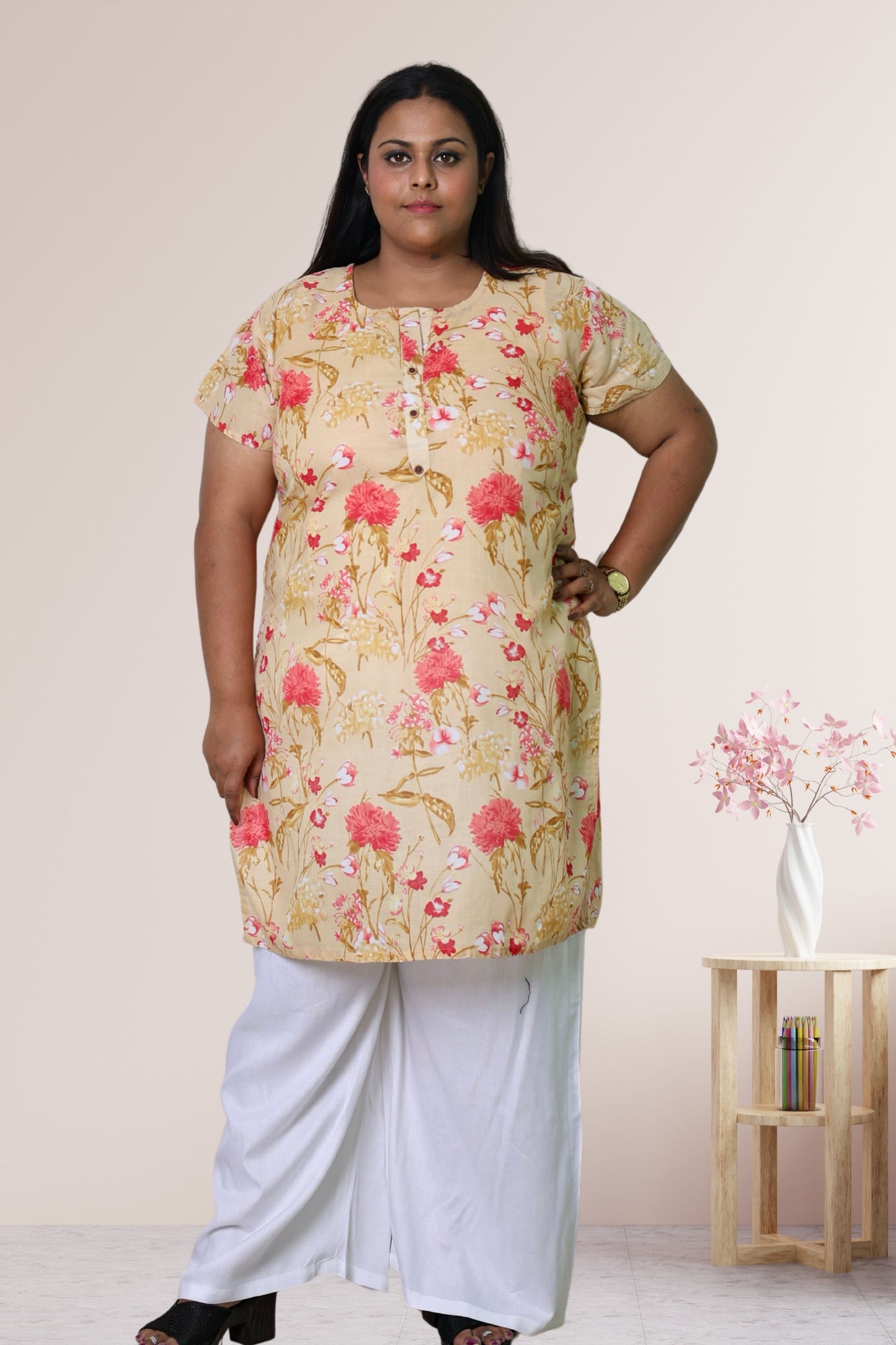 Plus Size Printed Kurti For Women 3xl to 15xl