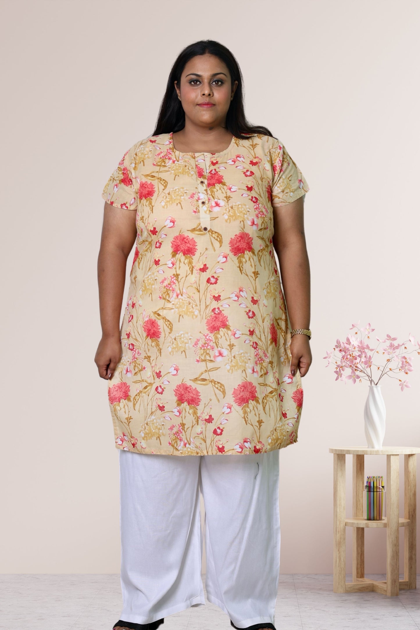 plus Size Kurti for Women3XL- 48, 4XL- 50, 5XL- 52, 6XL- 54, 7XL- 56, 8XL- 58, 9XL- 60, 10XL- 62, 11XL- 64, 12XL- 66, 13XL-68, 14XL-70, 15XL-72.
