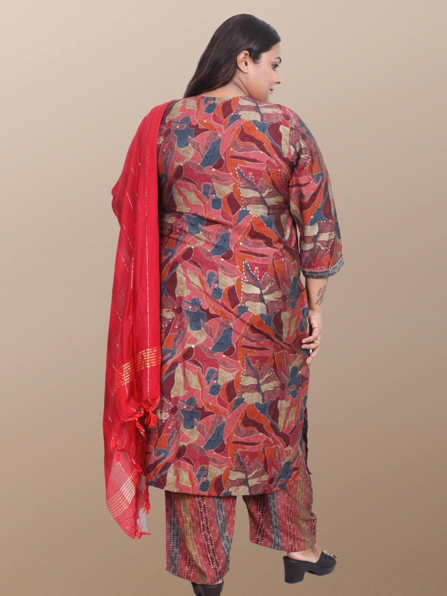 Plus Size Maslin Suit Set