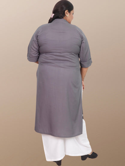 Plus size kurta women plussize kurti 3XL 4XL 5XL 6XL 7XL 8XL 9XL 10XL Solid Rayon kurty curvy women straight long ladies daily wear casual ethnic stylish western comfortable indian