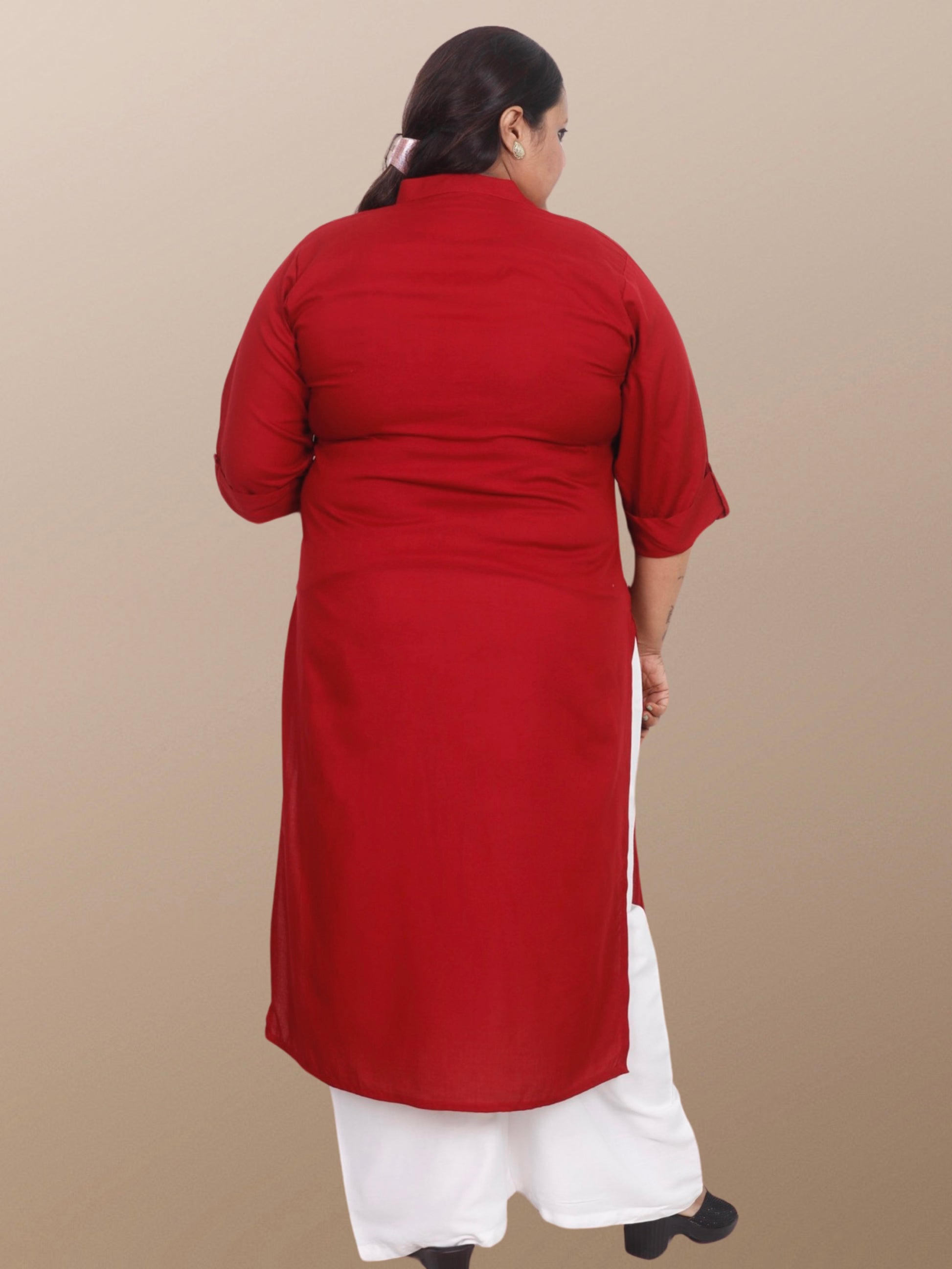 Plus size kurta women plussize kurti 3XL 4XL 5XL 6XL 7XL 8XL 9XL 10XL Solid Rayon kurty curvy women straight long ladies daily wear casual ethnic stylish western comfortable indian