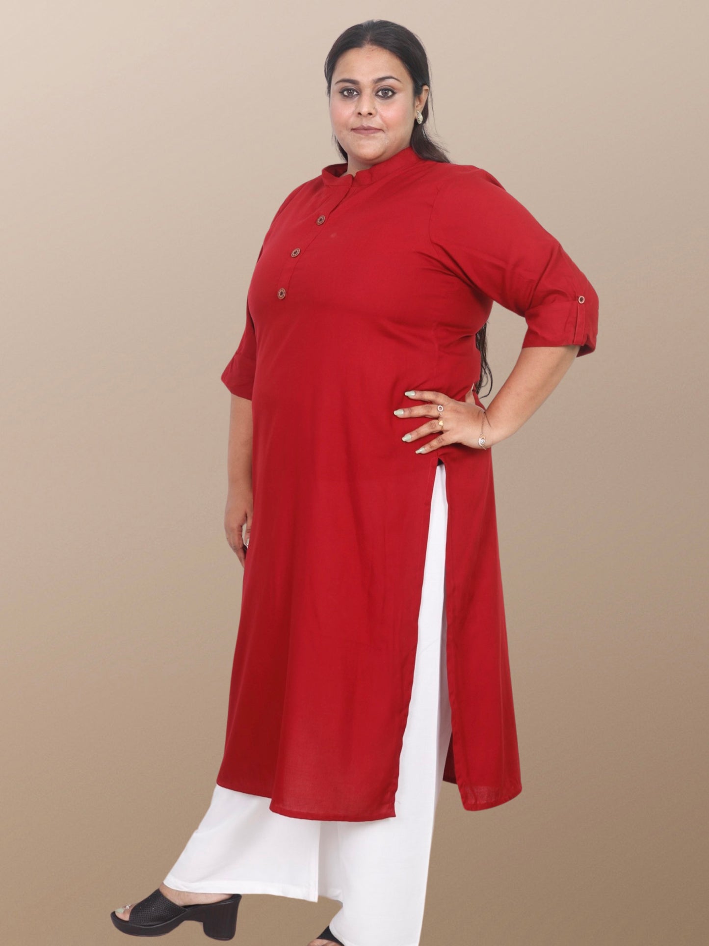 Plus size kurta women plussize kurti 3XL 4XL 5XL 6XL 7XL 8XL 9XL 10XL Solid Rayon kurty curvy women straight long ladies daily wear casual ethnic stylish western comfortable indian