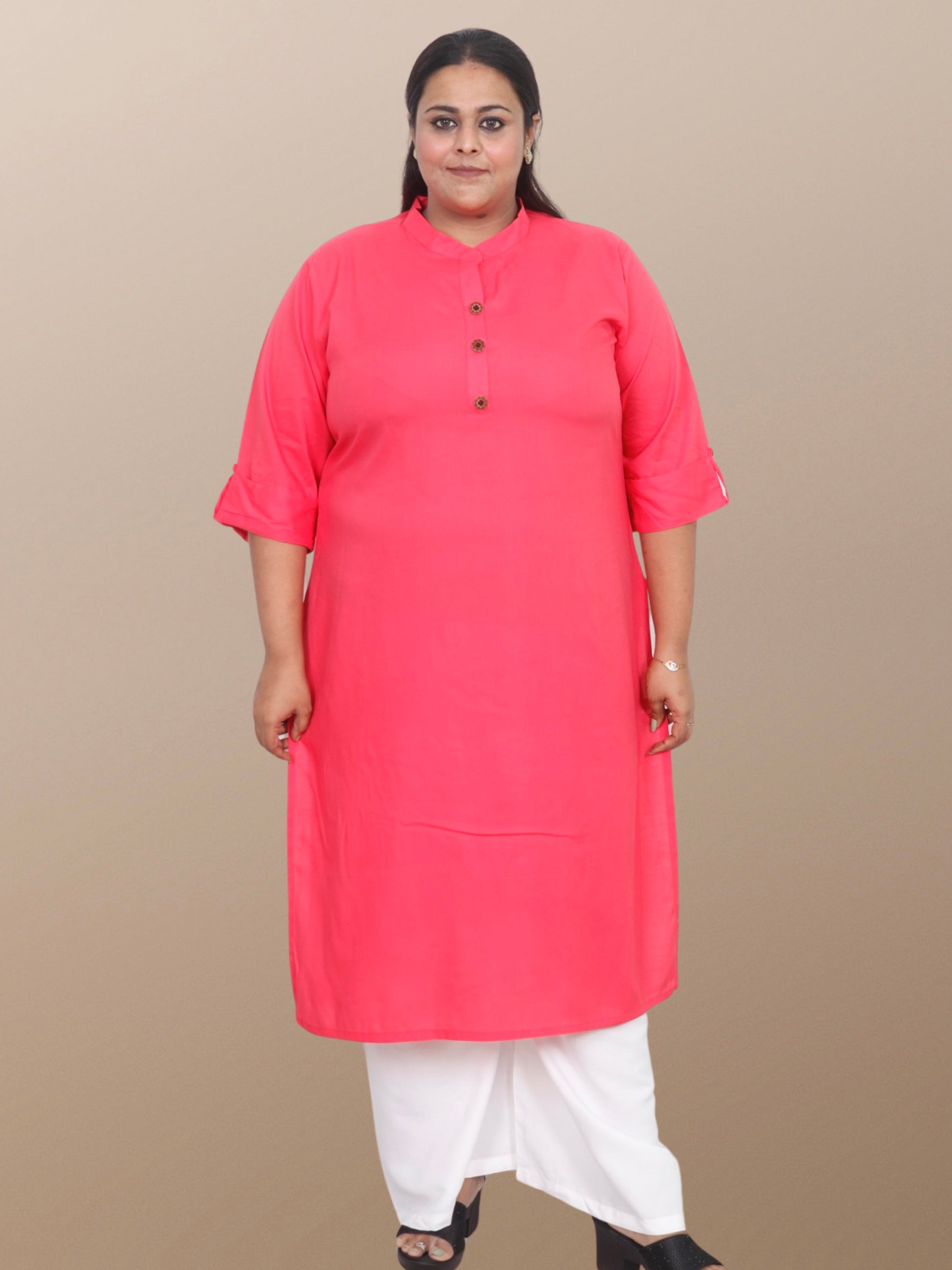 Plus size kurta women plussize kurti 3XL 4XL 5XL 6XL 7XL 8XL 9XL 10XL Solid Rayon kurty curvy women straight long ladies daily wear casual ethnic stylish western comfortable indian