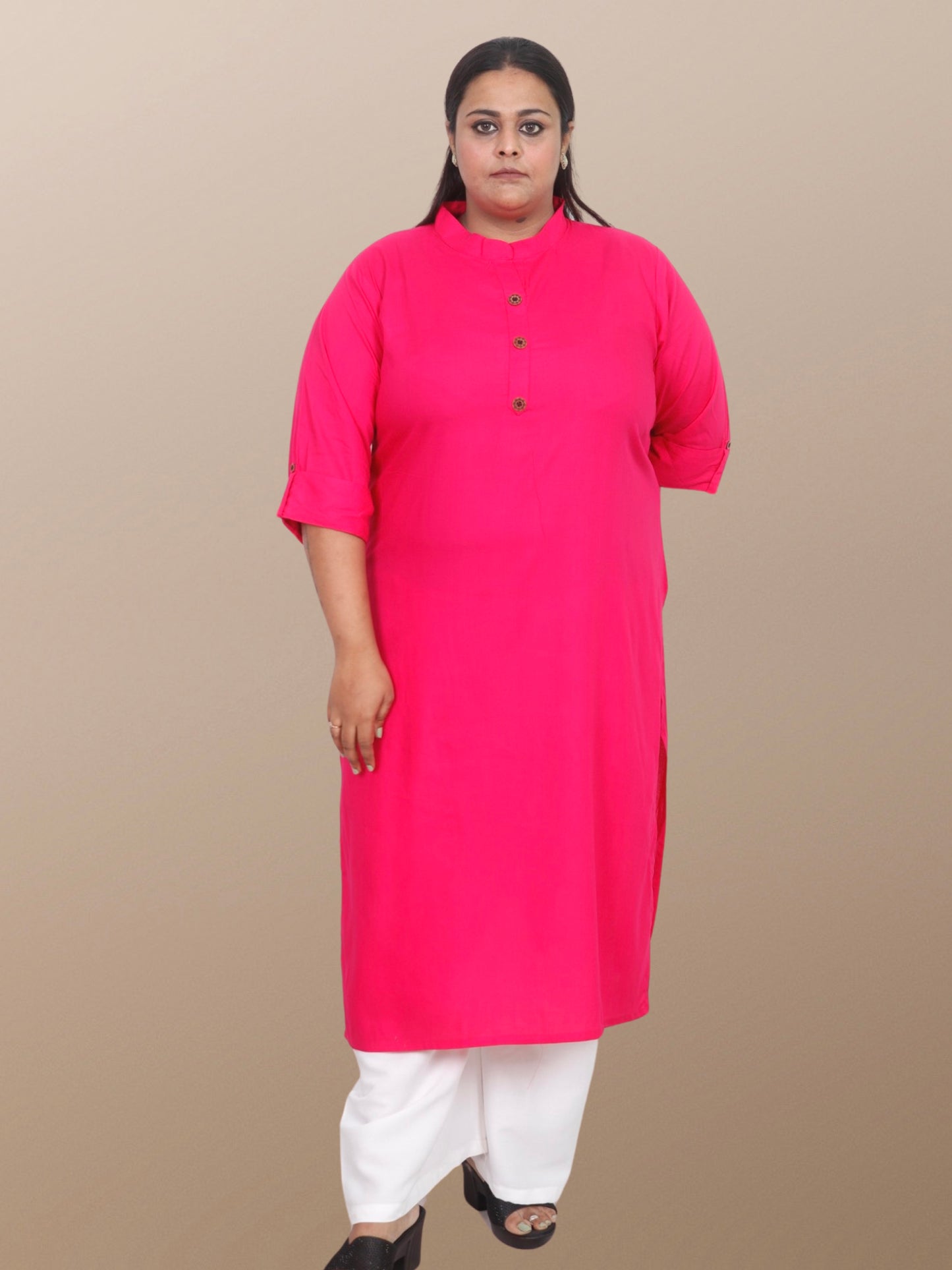 Plus size kurta women plussize kurti 3XL 4XL 5XL 6XL 7XL 8XL 9XL 10XL Solid Rayon kurty curvy women straight long ladies daily wear casual ethnic stylish western comfortable indian