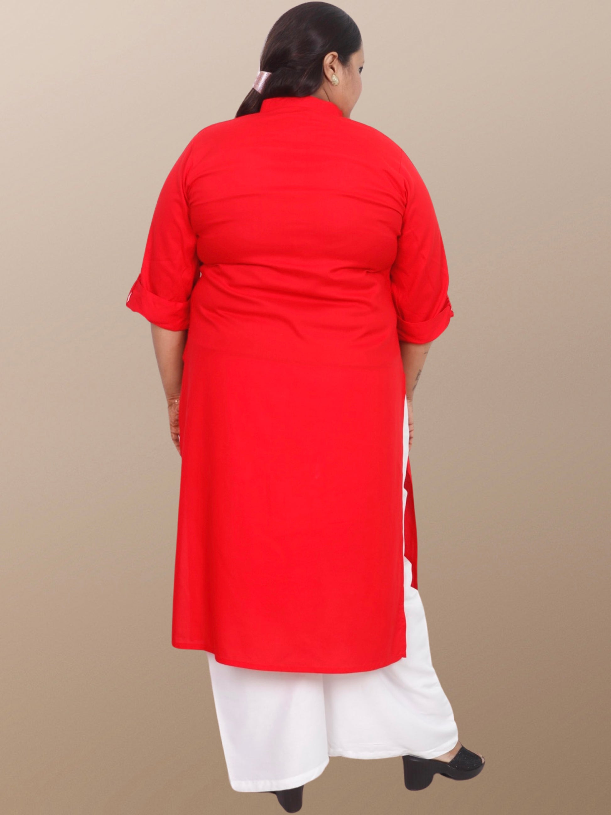 Plus size kurta women plussize kurti 3XL 4XL 5XL 6XL 7XL 8XL 9XL 10XL Solid Rayon kurty curvy women straight long ladies daily wear casual ethnic stylish western comfortable indian