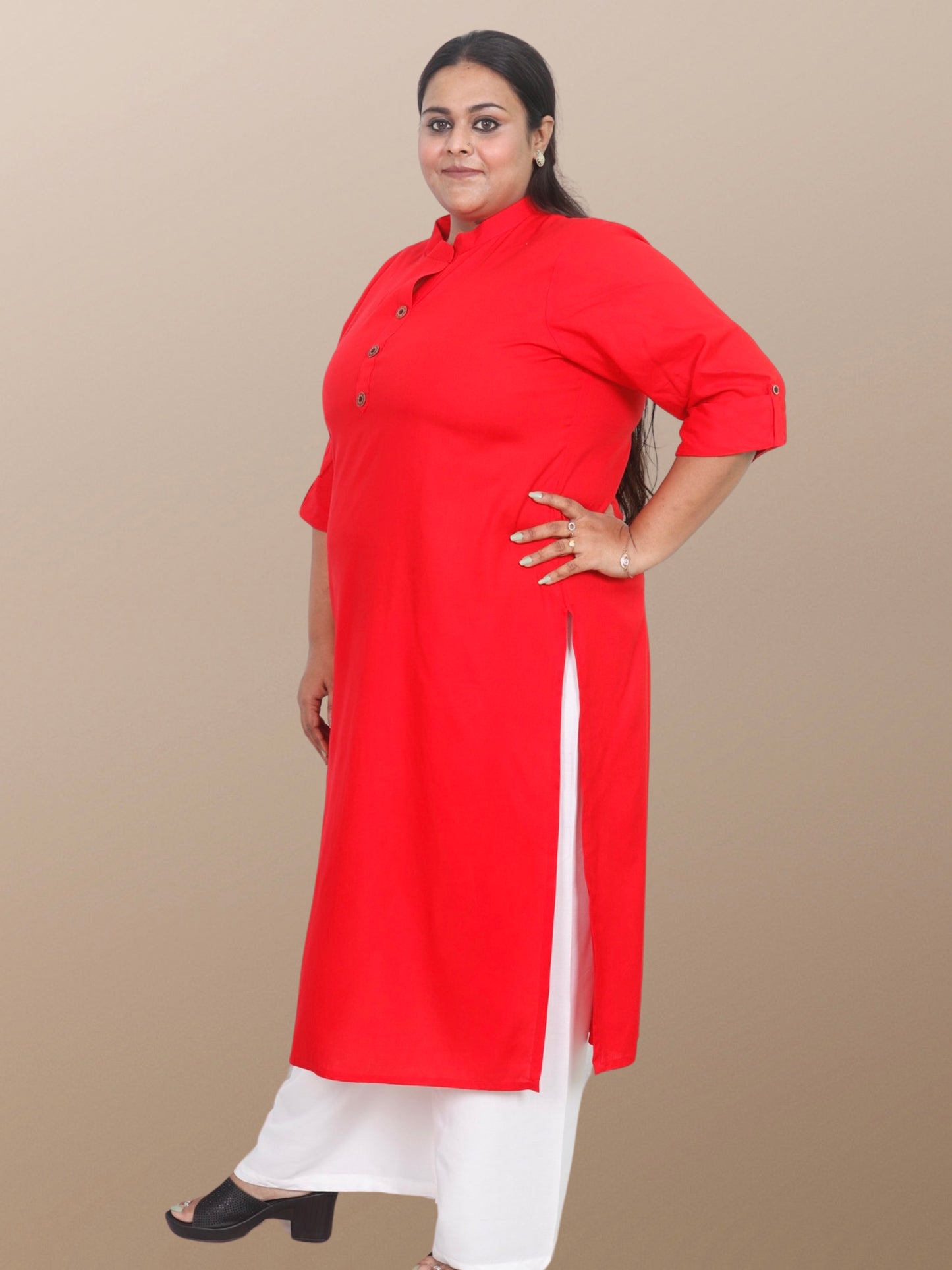 Plus size kurta women plussize kurti 3XL 4XL 5XL 6XL 7XL 8XL 9XL 10XL Solid Rayon kurty curvy women straight long ladies daily wear casual ethnic stylish western comfortable indian