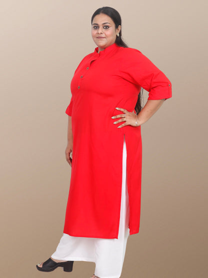 Plus size kurta women plussize kurti 3XL 4XL 5XL 6XL 7XL 8XL 9XL 10XL Solid Rayon kurty curvy women straight long ladies daily wear casual ethnic stylish western comfortable indian