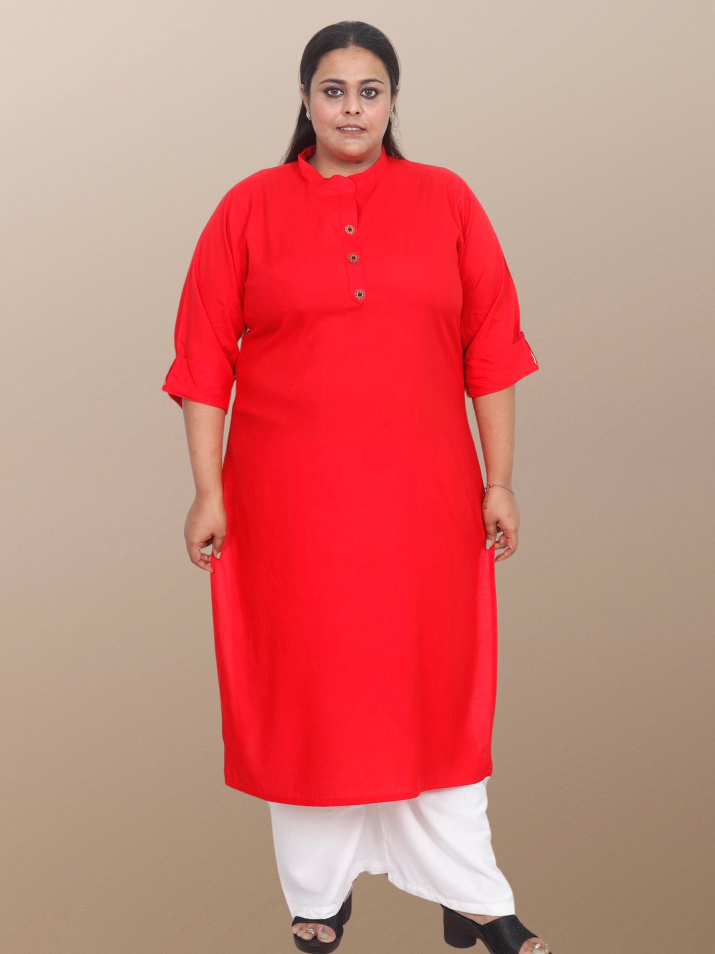 Plus size kurta women plussize kurti 3XL 4XL 5XL 6XL 7XL 8XL 9XL 10XL Solid Rayon kurty curvy women straight long ladies daily wear casual ethnic stylish western comfortable indian