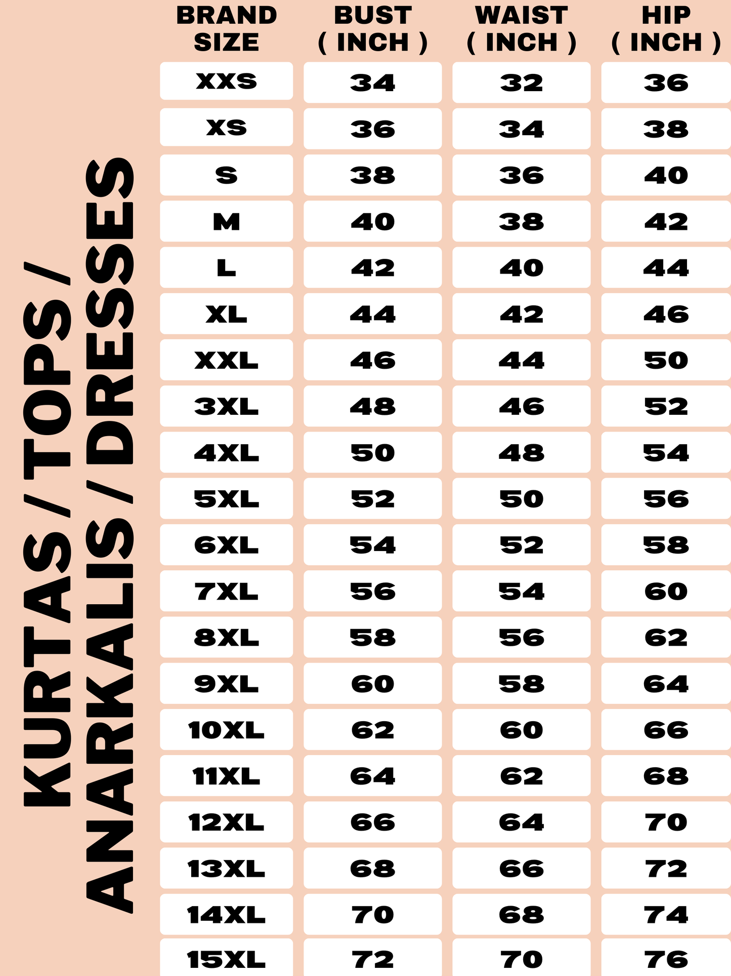 Plus Size Printed Kurti For Women 3xl to 15xl