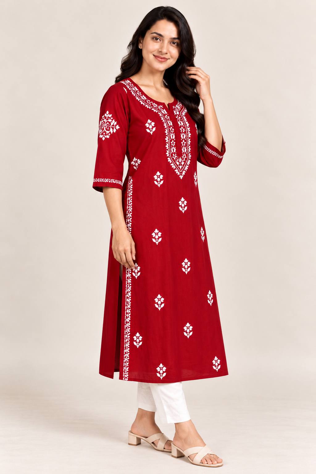 chikankari kurta women rayon kurti hand embroidered kurta plus size kurti 6xl 7xl 8xl 9xl 10xl 11xl 12xl ladies ethnic wear big size kurta traditional indian wear oversized kurti chikankari dress