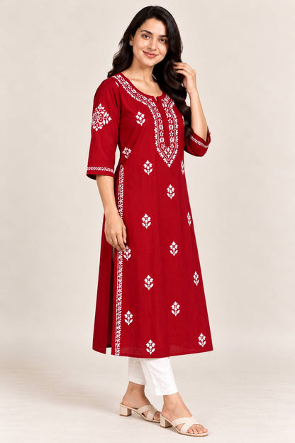 chikankari kurta women rayon kurti hand embroidered kurta plus size kurti 6xl 7xl 8xl 9xl 10xl 11xl 12xl ladies ethnic wear big size kurta traditional indian wear oversized kurti chikankari dress