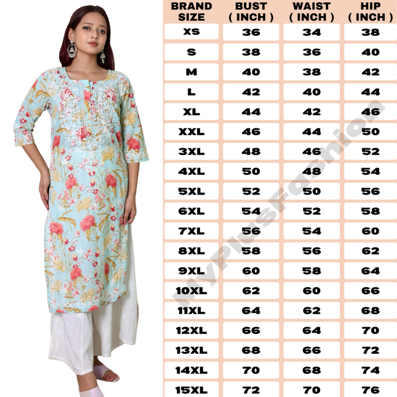 plus size kurta for women 10xl,11xl,12xl,13xl,14xl,15xl
chikankari kurta women embroidered aari work chikan kurti ethnic daily wear girls comfortable regular lakhnavi chicken kurty, 