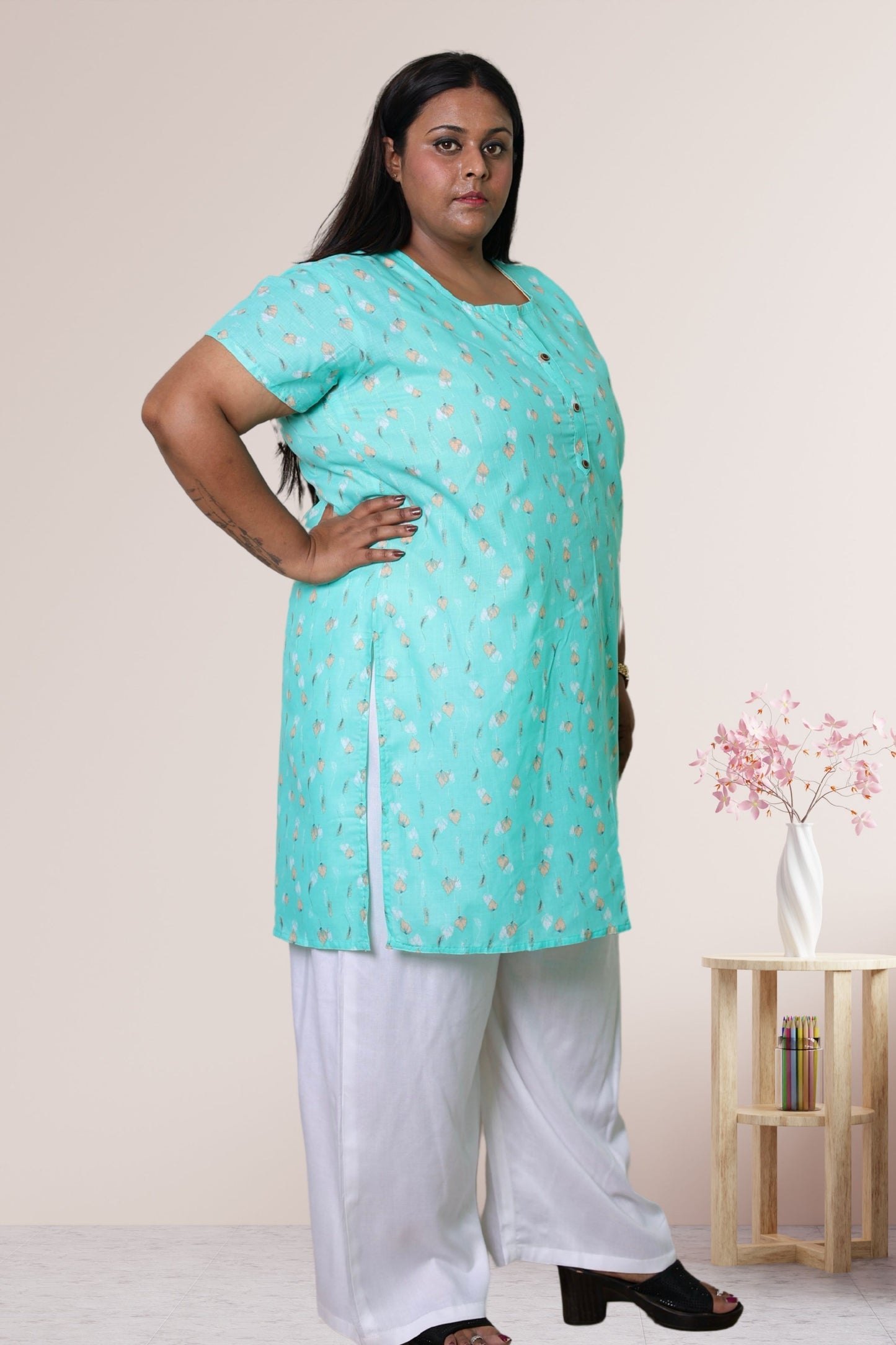 Plus Size Printed Kurti For Women 3xl to 15xl