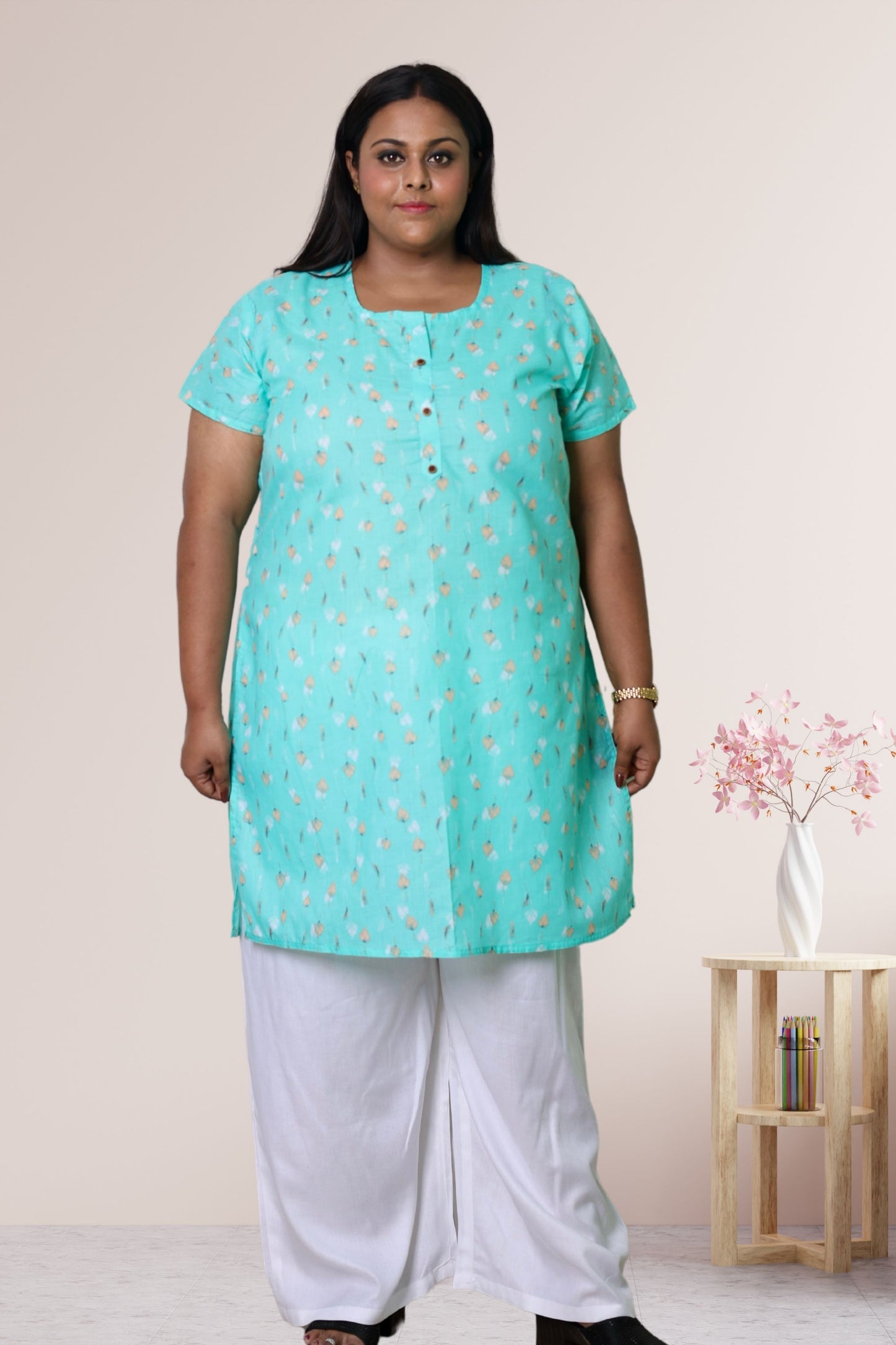 Plus Size Printed Kurti For Women 3xl to 15xl