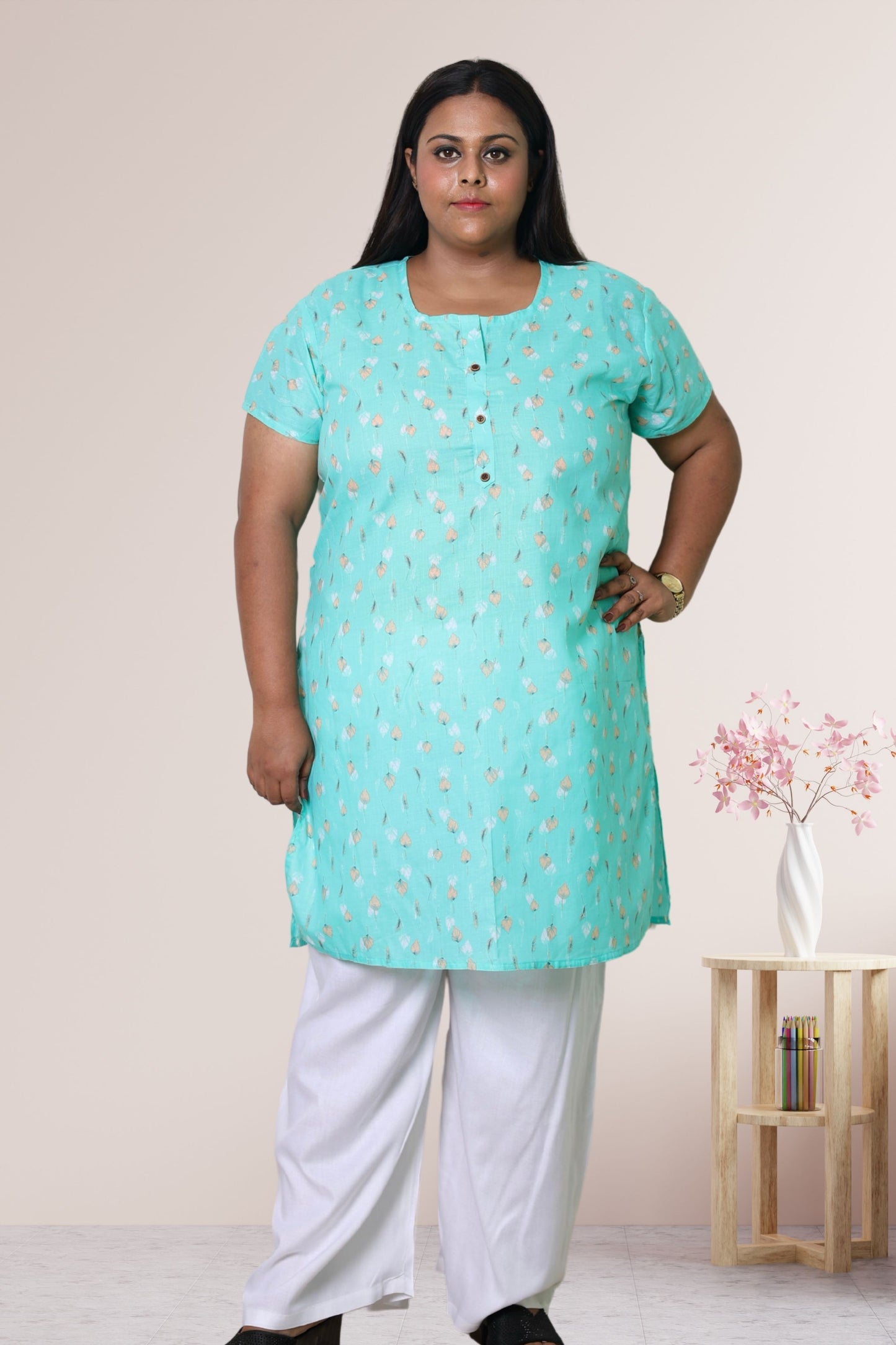 Plus Size Printed Kurti For Women 3xl to 15xl