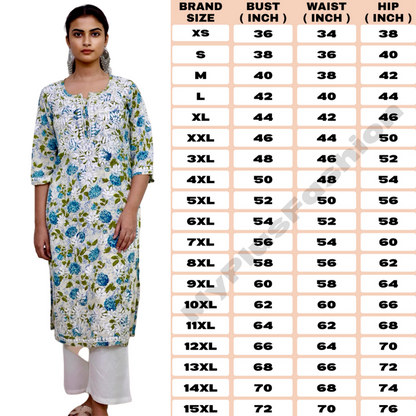 chikankari kurta women embroidered premium lucknowi chikan kurti ethnic summer latest collection lightweight festival daily wear casual comfortable straight fit