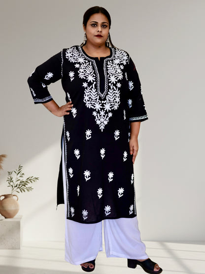 plus size kurti for women, cotton chikankari kurti, plus size chikan kurti, chikankari kurta for women, plus size cotton kurta, embroidered kurti for women, ladies kurti 3XL to 8XL, plus size ethnic wear, cotton chikan kurta, traditional embroidered kurti, plus size Indian wear, women's cotton kurti, chikan embroidery kurta, plus size ethnic kurti, comfortable cotton kurti