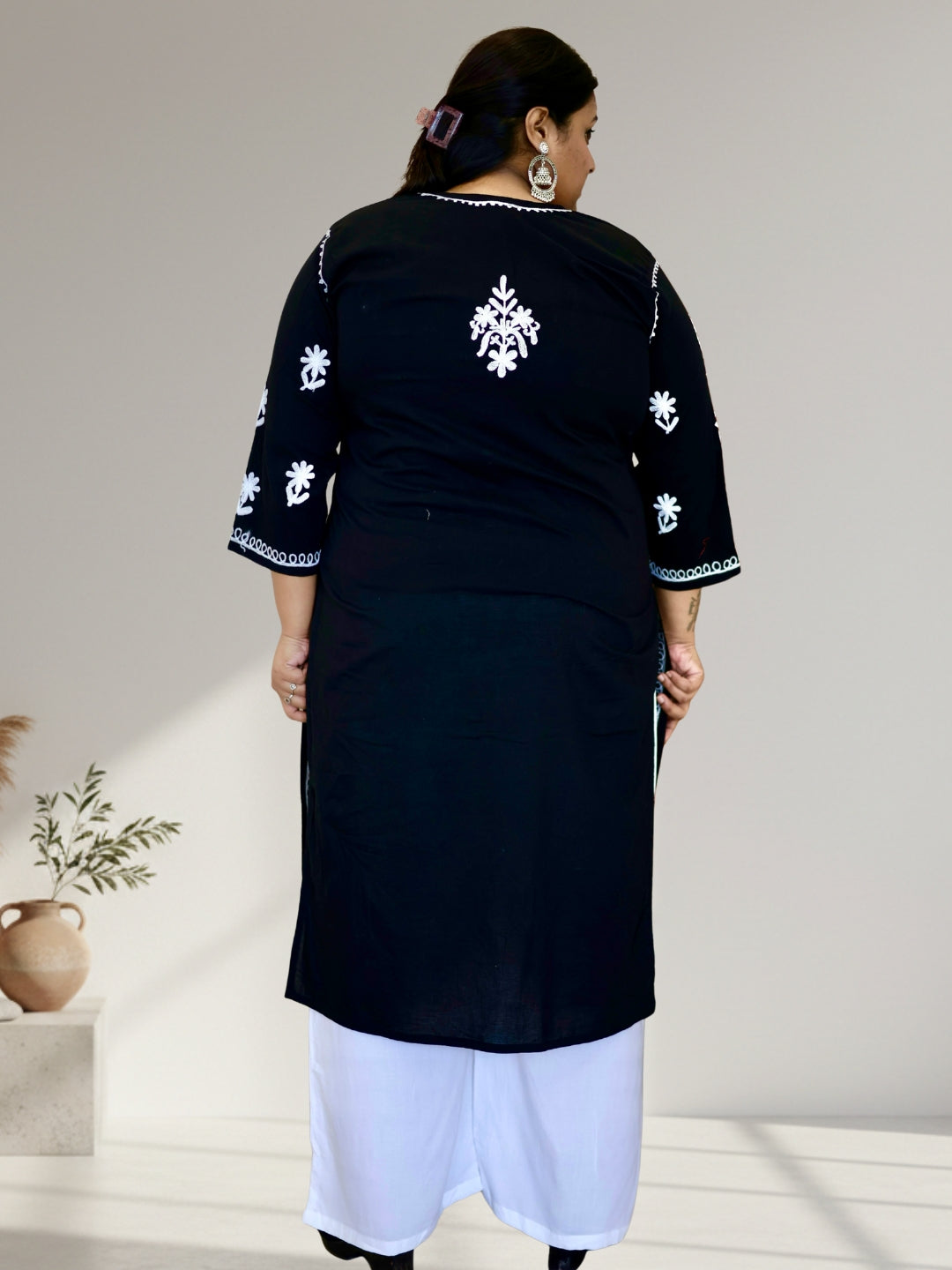 plus size kurti for women, cotton chikankari kurti, plus size chikan kurti, chikankari kurta for women, plus size cotton kurta, embroidered kurti for women, ladies kurti 3XL to 8XL, plus size ethnic wear, cotton chikan kurta, traditional embroidered kurti, plus size Indian wear, women's cotton kurti, chikan embroidery kurta, plus size ethnic kurti, comfortable cotton kurti